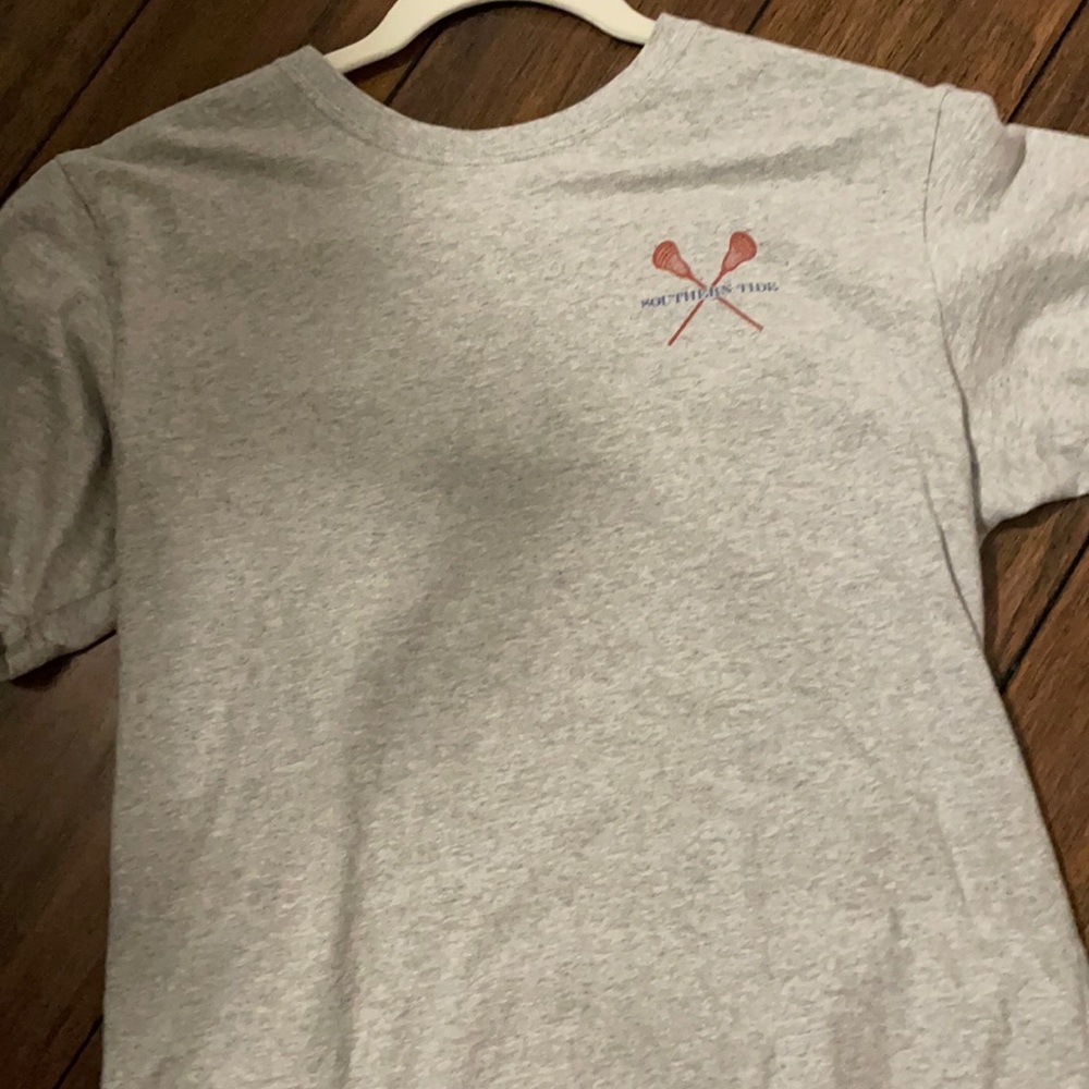 Southern tide lacrosse flag tee